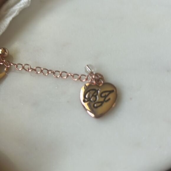 Betsey Johnson pink crab crystal rose gold Necklace - Picture 6 of 6